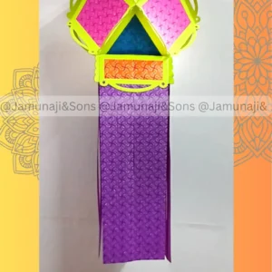 akashdeep big colour 1 foldable paper diwali kandil