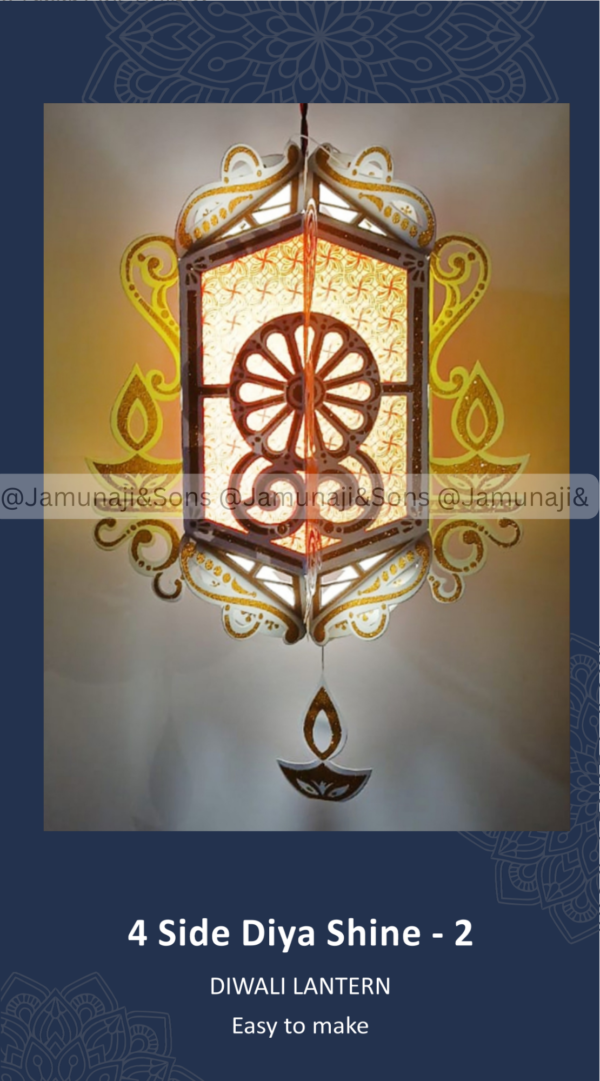 4 side diya shine